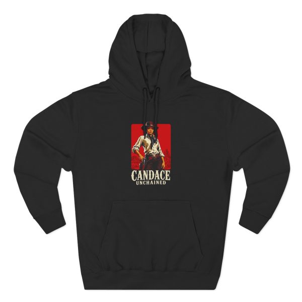 Candace Unchained Graphic Hoodie — Bold Retro Portrait Sweatshirt