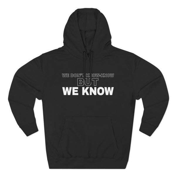 Candace Owens We Know Three-Panel Fleece Hoodie